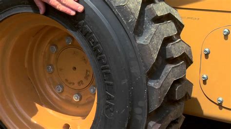 how to fix a cut in a skid-steer tire tread|skid steer tire seal on rim.